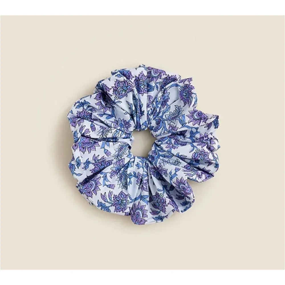 J. Crew Oversized Printed Scrunchie